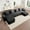 Black, variant on 153'' Oversized Boneless Couch, U-Shaped Modular Sectional Sofa, Upholstered Corduroy Sofa, Double Chaise Lounge, 4 Pillows, 6-Seater Deep Cloud Couches for Living Room, Apartment, Pink
