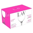 thumbnail image 5 of LAV Gin and Tonic Glass Set of 6 - Clear Balloon Wine Glasses 21.75 oz, 5 of 6