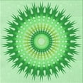 thumbnail image 1 of Ahgly Company Machine Washable Indoor Square Transitional Jade Green Area Rugs, 5' Square, 1 of 7