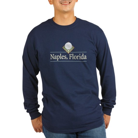 CafePress - Naples Golf - - Long Sleeve Dark T-Shirt