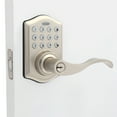 Honeywell Electronic Entry Lever Door Lock, Satin Nickel