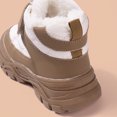 thumbnail image 5 of BOBOGOJP Girls Boys Snow Boots Winter Waterproof Slip Resistant Cold Weather Shoes Beige for Size 11.5, 5 of 9