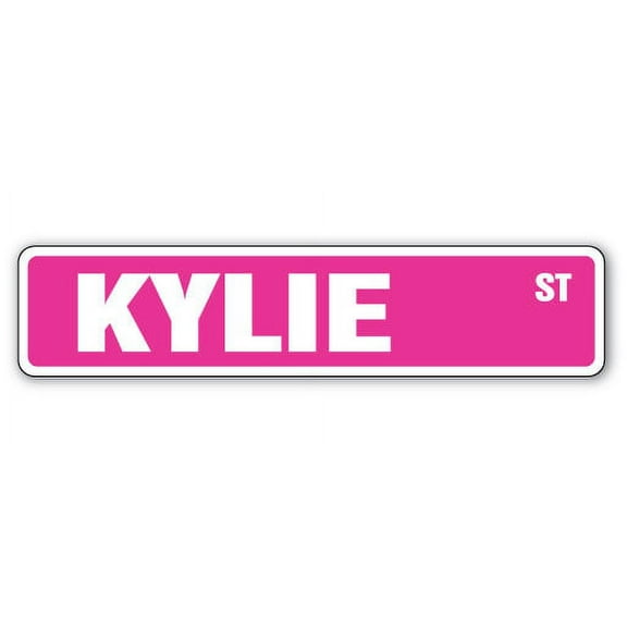 KYLIE Street Sign Childrens Name Room Sign | Indoor/Outdoor |  18" Wide
