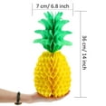 thumbnail image 2 of Dosaele 12 Pack Pineapple Honeycomb Centerpieces Tissue Paper Pineapple 8 Inch Party Supplies Table Hanging Decoration Hawaiian Luau Party Birthday Wedding Home Favor (7.8 Inch), 2 of 7