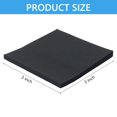 thumbnail image 6 of Tripumer 12 Pcs Self-Stick Pads Sticky Notes Self-Stick Pads 3 x 3 inch Reliable Adhesive Notepads for Office Home Use Black, 6 of 7