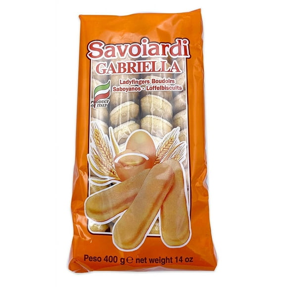 Savoiardi Italian Gabriella Lady Fingers Champagne Biscuits | BellAmore Ladyfinger Cookies | Perfect for Tiramisu | Imported From Italy | Large 400g