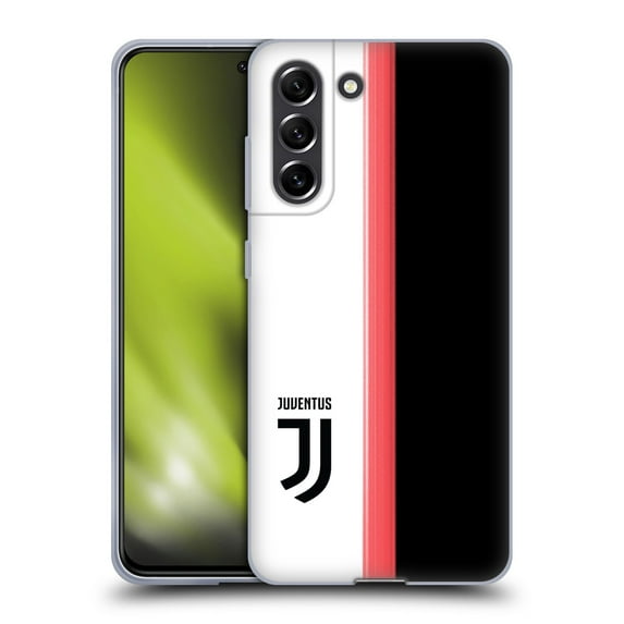 Head Case Designs Officially Licensed Juventus Football Club 2019/20 Race Kit Home Soft Gel Case Compatible with Samsung Galaxy S21 FE 5G