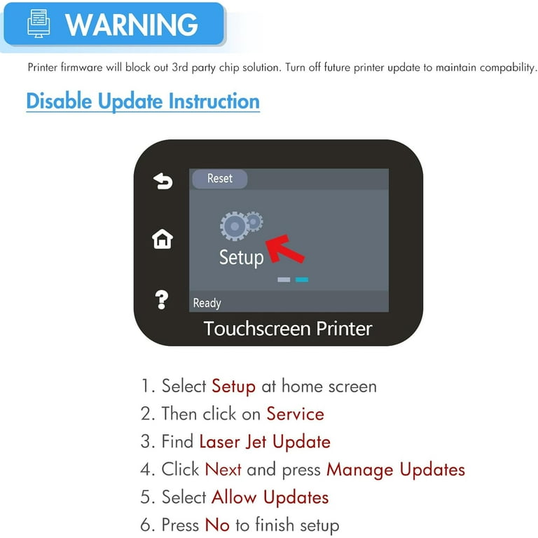206A Toner Cartridge With Chip Compatible for HP 206A 206X W2110A 