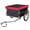 Red, variant on Foldable Bicycle Cargo Trailer, Black & Green with 20 Inch Wheels, Removable 600D Oxford Cover, Folding Frame and Quick Release, 120LBS Capacity for Groceries, Tools and Luggage