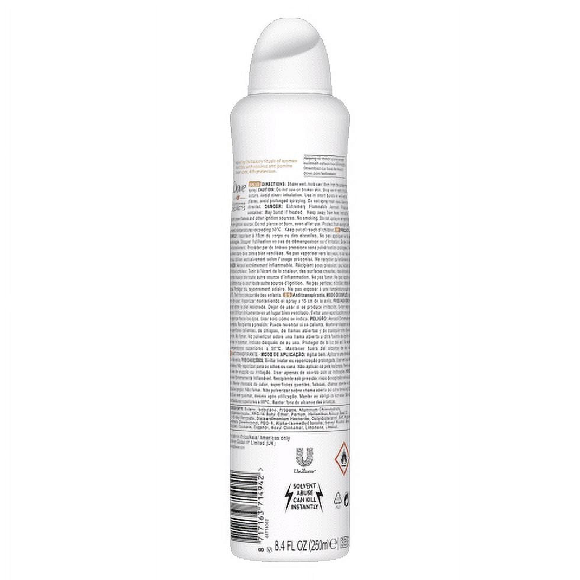 Dove Nourishing Secrets Coconut  Jasmine Antiperspirant 48HR Deo Spray, 250ML 8.45 oz