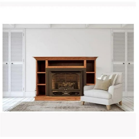 Buck Stove PA FP3412BLK 13 x 57 in. Oversize Trim Kit, Black