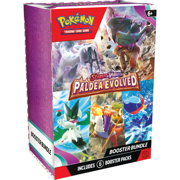 Pokemon Trading Card Game Scarlet & Violet 2 Paldea Evolved Booster Bundle 6 Booster Packs