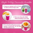 thumbnail image 4 of Taza para hacer granizados – DIY Magic Slushy Maker Squeeze Cup, taza portátil para batidos para hacer jugos, leche y helado, taza para hacer granizados de doble capa, regalos de cumpleaños para amigo, 4 of 5