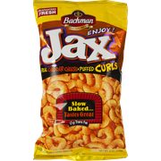 Bachman Jax Real Cheddar Cheese Puffed Curls 6 oz. Bag (3 Bags)