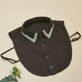 thumbnail image 6 of Camicover 2 pieces Fake Collar Detachable Dickey Collar Half Shirt Blouse Collar for Women, 6 of 7