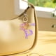 thumbnail image 4 of Carteras para las Mujeres Llavero de la Carta Inicial, Borla de las Señoras, Llavero de Coche Lindo Púrpura, Cartera, Mochila Mochila para las Mujeres, 4 of 4