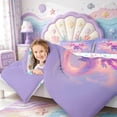 thumbnail image 4 of Manfei Axolotl Print 7pcs Queen Bedding,Ocean Themed Animal Bedding Comforter Set Queen,Colorful Stars Reversible, 4 of 7