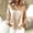 Gold, variant on NTACZA Tops for Women Trendy Silk Work Business Casual Blouse Button Down Loose Satin Womens Shirts Casual L