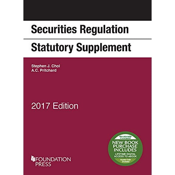 Pre-Owned Securities Regulation Statutory Supplement, 2017 Edition (Selected Statutes) Paperback