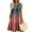 Blue, variant on WTOBBY Women's Summer Dresses Loose V Neck Sleeveless Sundresses with Pockets, Casual and Practical for Daily Wear and Travel,Blue L