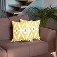 thumbnail image 1 of Ikat Housse de Coussin Décorative Carrée 18 Pouces (Ensemble de 2), 1 of 1