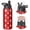 Black, variant on Christmas 18 oz Insulated Stainless Steel Water Bottle with Straw & Cleaning Brush , Leakproof, BPA-Free, 304 Stainless Steel, Wide Mouth, Travel Mug for Car, Gym, Office