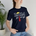 thumbnail image 5 of 2024 Election, Bella & Canvas, Unisex Cotton Short Sleeve T-Shirt, XS - 5XL, 5 of 6