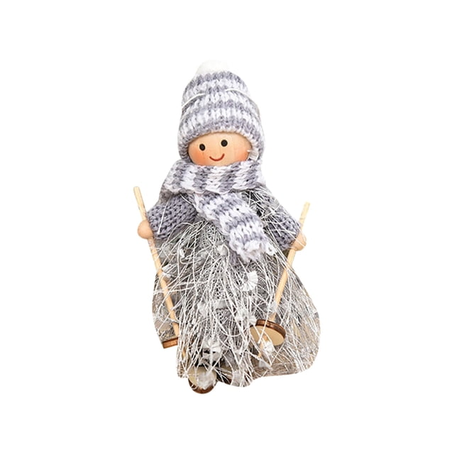 Unique Christmas Gifts Christmas Decorations Ski Dolls Christmas Hanging Decorations Holiday Gifts Small Hanging Decorations Christmas Decorations for Tree