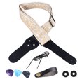 thumbnail image 2 of Guitar Strap, Multifunctional Widened Adjustable Electric Guitar Shoulder Strap Replacement Parts For Acoustic Bass, 2 of 8