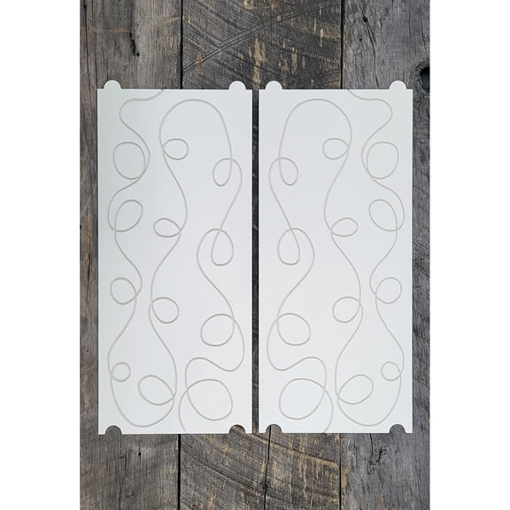 Longarm Quilting Groovy Pattern Boards Set of 2 Loop de Loop Design