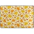 thumbnail image 4 of SKYSONIC 36x24in Fall Maple Leaf Area Rug, Thanksgiving Day Non-Slip Floor Carpet for Indoor Living Dining Room Bedroom, 4 of 7