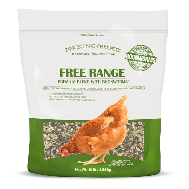Pecking Order Free Range Blend Chicken Feed, 10 lbs.