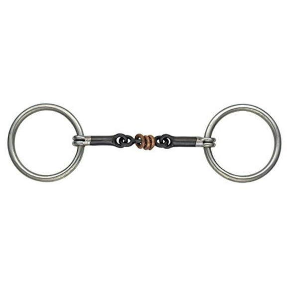Shires Equestrian Sweet Iron Copper Roller Snaffle Bit #509 5"