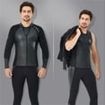 thumbnail image 2 of DIVE SAIL Traje de buceo 2MM Pantalones cortos de manga larga Traje de neopreno Rash Guards Artesanía exquisita Sensación de cuerpo fresco Snorkel Trajes camisa masculina XXL Scienceny  OD019363-05, 2 of 6