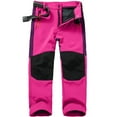 thumbnail image 1 of Hfolob Pantalons Garçons Pantalons de Ski Pantalons Cargo Doublés Pantalons Thermiques Pantalons Filles Pantalons de Neige Pantalons d'Hiver Pantalons de Randonnée, 1 of 3