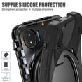 thumbnail image 7 of Case for Xiaomi Redmi Pad SE 8.7 inch 2024, 360 Degree Rotating Hand Grip Shockproof Cover with Shoulder Strap, Black, 7 of 7