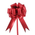 thumbnail image 3 of 30 Pieces Wedding Pull Bow Ball Shaped Celebration Knot Decorative Colorful Ribbons Flower Gifts Wrapping Packing Events New Year Christmas Matte red, 3 of 9