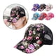 thumbnail image 3 of Qarigey Gorra de béisbol de estilo deportivo para mujer - Correa ajustable y sombreros de protección solar para mujer Gorra femenina Sombreros púrpura, 3 of 6