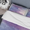 thumbnail image 4 of Designart 'Watercolor Purple Haze II' Geometric Bedding Set - Duvet Cover & Shams, 4 of 4