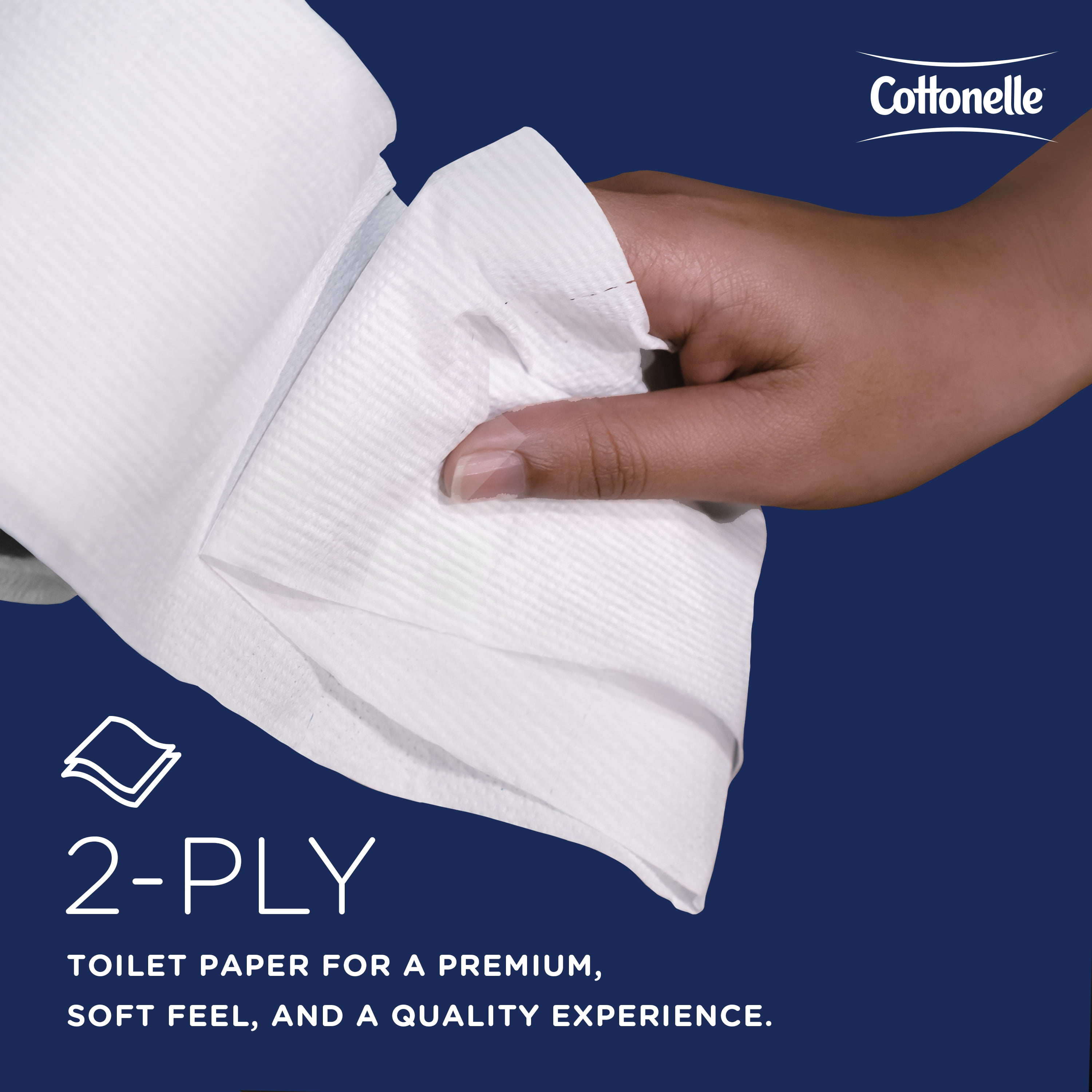 Cottonelle Professional Standard Roll Toilet Paper, Bulk (13135), 2-Ply, White, Compact for Easy Storage (20 Rolls of 451 Sheets, 9,020 Sheet Total)