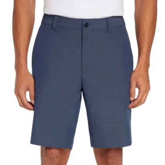 Banana Republic Men's Comfort Flat Front Short, Blue, 32