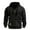 Black, variant on Angala Sport Hoodie With Zipper Pocket Pullover For Casual Wear And Handsome Stylish Men's Hoodies
