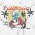 thumbnail image 2 of The Smurfs California Moped Adventure Zip Up Hoodie Men's Women's Brisco Brands S, 2 of 5