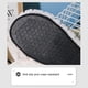 thumbnail image 3 of Pantuflas de felpa con punta cerrada Pantuflas Planas Térmicas Antideslizantes Fuzzy Cálidas para Hombres Mujeres (44-45) Blanco Wdftyju Tenis De Mujer Tenis De Hombre, 3 of 8