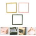 thumbnail image 3 of FRCOLOR Transparent Box 3Pcs Anti-oxidation Jewelry Box Portable Storage Box Transparent Display Box,4.33"X4.33"X0.98", 3 of 4