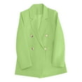 thumbnail image 1 of CEHVOM Mode Femmes Manteau à Double Boutonnage Blouse Slim Blazer Liquidation, 1 of 7