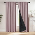 thumbnail image 4 of Nvzi Drapes for Bedroom, Blackout Curtains 100*200cm Light grey 1 slice Rod Pocket Window Drapes - Polyester Light Blocking Curtains for Home Bedroom & Living Room, 4 of 4