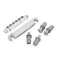 thumbnail image 1 of Electric Guitar Bridge Hardness Bridges Convenient Chrome Color Set Decorative Chrome Color Wear-resistant Beginner Use Replacement, 1 of 8