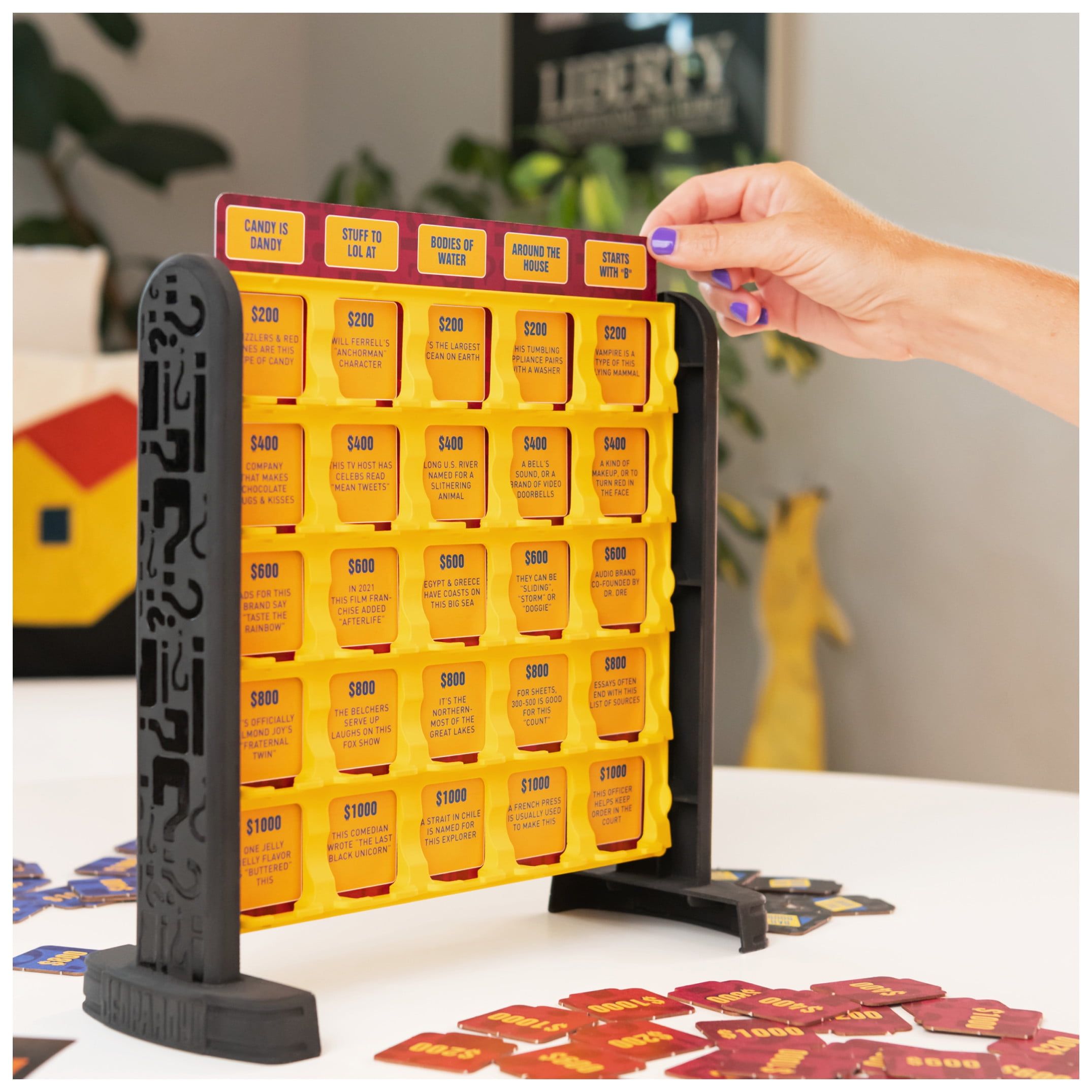 Jeopardy! New & Improved Family Edition Board Trivia Game, for Kids Ages 10 and up