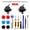 21IN1, variant on Repair Kit for Nintendo Switch Joy-Con - Replacement 3D Analog Joystick, Slide Rail Fix, Tool Set (Various Sizes)
